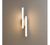 Dopa Dopastore Applique da Parete LED 9W Design Minimal in Alluminio 3 Tonalità Luce Bianco Lampada Decorativa per Ambienti Interni IP20