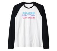 Dopamina, Serotonina, Ossitocina - Neurotrasmettitori Science Maglia con Maniche Raglan