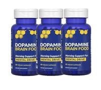 Dopamine Brain Food, applicabile a Focus & Mental Drive,3pcs