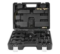 DOPBENT Estrattore iniettori diesel, 24 pezzi, estrattore pneumatico con 19 adattatori, estrattore iniettori, estrattore iniettori diesel (nero)