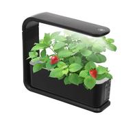 DOPBENT Sistema di coltivazione idroponico, Smart Garden, stazione di coltivazione di piante da interni, 3 pods con lampada LED da 15 W, Full-Spectrum, regolabile in altezza, serbatoio dell'acqua da