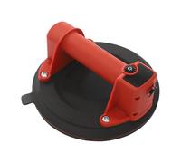 DOPBENT Sollevatore a batteria per piastrelle, aspirapolvere elettrico con display digitale, portata massima 200 kg, aspirapolvere in vetro da 8" (rosso)