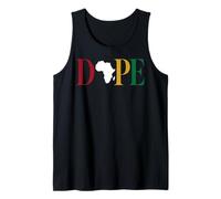 Dope Africa Map Juneteenth Black Pride Celebration Canotta