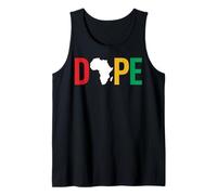 Dope Africa Map Juneteenth Pan African Pride Canotta
