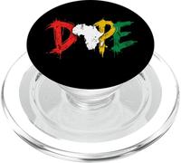 Dope Africa Map Pan African Colors Juneteenth PopSockets PopGrip per MagSafe