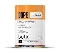Dope BCA Intra-Workout Powder | Strawberry Lime | 360 g | 30 Servings | 5g BCAAs | Electrolyte Blend | Glutamine | Vitamin B6 & B12 | Supports Hydration, Energy & Recovery