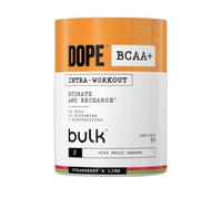 Dope BCA Strawberry Lime, 360 g | Intra-Workout Powder, 30 Servings, 5g BCAAs, Electrolyte Blend, Glutamine, Vitamin B6 & B12, Supports Hydration