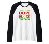 Dope Black Antropologo Orgoglioso Carriera Professionale Nera Maglia con Maniche Raglan