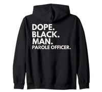 Dope Black Man, Agente per la libertà vigilata, Afro-American Pride Felpa con Cappuccio