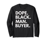 Dope Black Man Buyer Orgoglio afroamericano Maglia a Manica