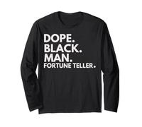 Dope Black Man Fortune Teller Orgoglio afroamericano Maglia a Manica