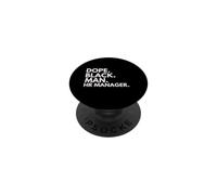 Dope Black Man Responsabile delle Risorse umane Orgoglio PopSockets PopGrip Adesivo