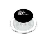 Dope Black Man Sociologo Orgoglio afroamericano PopSockets PopGrip per MagSafe