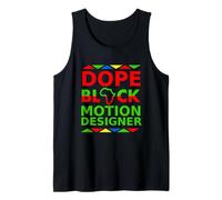 Dope Black Motion Designer Orgoglio Professionale per la Carriera Canotta