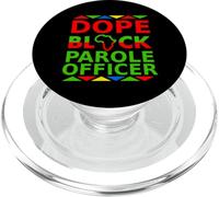 Dope Black Parole Officer Orgoglio agente di libertà vigilata Orgoglio di carriera PopSockets PopGrip per MagSafe