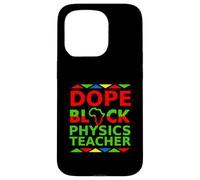 Dope Black Physics Insegnante Orgoglioso di ritorno a scuola Carriera Orgoglio Custodia per iPhone 15 Pro