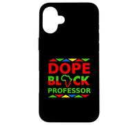 Dope Black Professor Proud Black Professional Carriera Orgoglio Custodia per iPhone 16 Plus