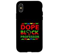 Dope Black Professor Proud Black Professional Carriera Orgoglio Custodia per iPhone X/XS