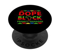 Dope Black Project Manager Proud Black Carriera professionale PopSockets PopGrip Adesivo