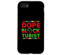 Dope Black Tubist Afroamericano Tuba Giocatore Musicista Custodia per iPhone SE (2020) / 7/8