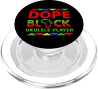 Dope Black Ukulele Player African American Ukulelist Musica PopSockets PopGrip per MagSafe