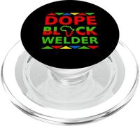 Dope Black Welder Orgoglioso Saldatura Nero Carriera Orgoglio Lavoro PopSockets PopGrip per MagSafe