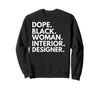 Dope Black Woman Interior Designer African American Pride Felpa