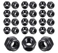 DOPENSPI Dadi esagonali M4, set di 60 dadi autobloccanti, in acciaio al carbonio, dadi di bloccaggio, set di dadi a vite, filettatura metrica