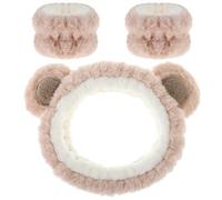 DOPENSPI Fascia per capelli cosmetici per make-up e lavaggio, fascia per capelli per il trucco dolce, fascia elastica soffice, per donne e ragazze, yoga, sport, cura della pelle, cosmetici, doccia