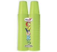 Dopla - Bicchieri in plastica colorata 200 cc 100 pz - verde mela