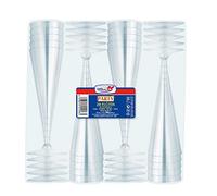 DOPLA - 22069 - Bicchieri Flutes Diamant - riutilizzabili - trasparente - Dopla - conf. 20 pezzi - 61229 - Conf. da 1 Pz. - 22069