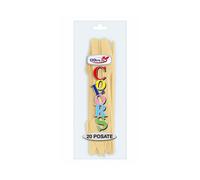 Dopla Coltelli Monouso Crema Plastica 20 pz