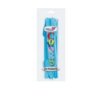 Dopla Coltelli Monouso Turchese Plastica 20 pz