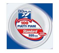 Dopla Piatto Piano BIA.CF 100 Pz