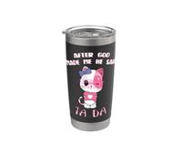 Dopo che Dio mi ha creato, ha detto Tada, vestito da ragazza Bicchiere termico in acciaio inox doppia parete