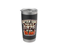 Dopo che Dio mi ha creato nel 1976, festa di compleanno per uomini di He Said Tada Bicchiere termico in acciaio inox doppia parete
