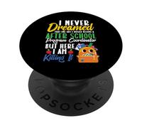 Dopo il programma scolastico Il direttore della squadra ha sognato dopo la scuola PopSockets PopGrip Adesivo