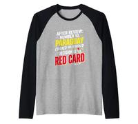 Dopo la revisione: Numero 10. Si coprì la Bocca. La decisione è Rossa Maglia con Maniche Raglan