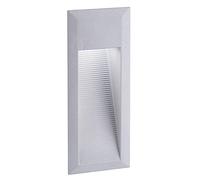 Dopo Lighting - Incasso a parete BELVEDERE led grigio 0,75W da esterno IP54. Ideale per giardini, cortili, aree piscina, portici.