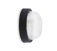 DOPO LIGHTING - Lampada esterna parete FAR (ø18,5 cm), plafoniera per esterno IP44 E27 12W, plafoniera esterna soffitto - applique soffitto esterno ideale per installazioni su balconi, terrazze o