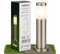 DOPO LIGHTING - Lampione da Giardino Esterno ABREGO H.45cm - Paletto Luce IP44 E27 11W - Lampioncini e Illuminazione per Giardino