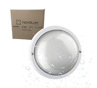 DOPO LIGHTING- plafoniera esterno parete FAR (ø18,5 cm) lampada da esterno a soffitto IP44 E27 12W - plafoniere da esterno a parete - plafoniera da esterno a soffitto - plafoniera stagna