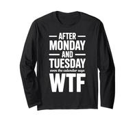 Dopo lunedì e martedì Anche Il Calendario Dice WTF Maglia a Manica