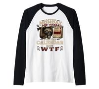 Dopo lunedì e martedì Anche Il Calendario Dice WTF Workweek Maglia con Maniche Raglan