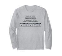 Dopo lunedì martedì Calendario Dice WTF Graphic Maglia a Manica