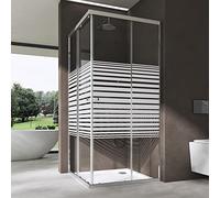 doporro Box Doccia Angolare 80x80x190 cm con Porte Scorrevoli