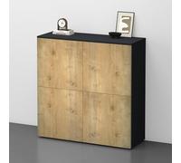 doporro Credenza Buffet 100x36,4x100 cm con 4 Ante per Soggiorno
