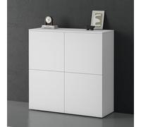 doporro Credenza Buffet 100x36,4x100 cm con 4 Ante per Soggiorno