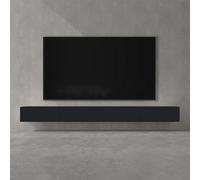 doporro Mobile Porta TV Sospeso 320 cm con 4 Ante Antracite Opaco, Credenza Bassa da Soggiorno Salotto, Madia Consolle per TV Fernsehschrank02