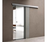 doporro Porta Scorrevole in Vetro per Interni 90x215 cm con Soft-Close